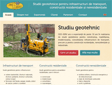Tablet Screenshot of geo-serv.ro